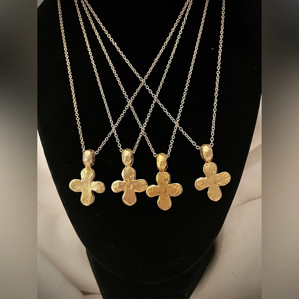Gold Cross Necklace - Picture 6 of 6